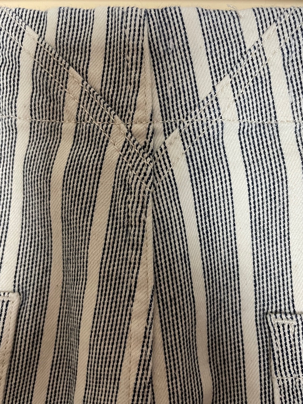 Anthropologie Pilcro Foxglove Flare Pants Women Size 30 Striped Cropped Wide Leg - Picture 11 of 15